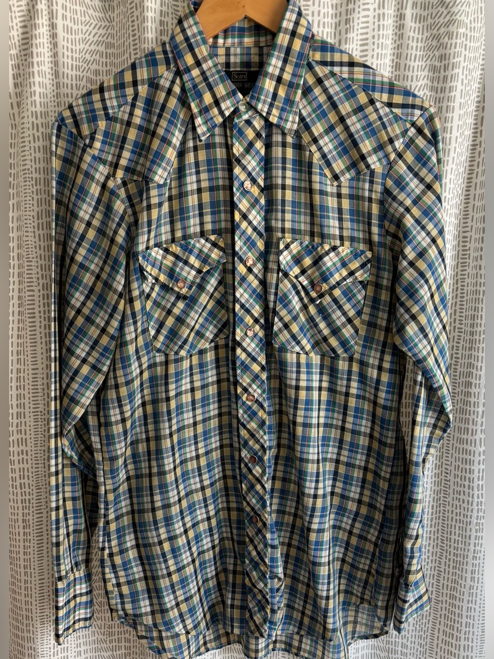 Vintage Sears Western style shirt